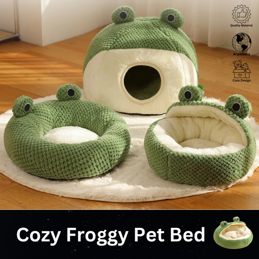 Cozy Froggy Pet Bed