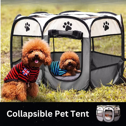 Collapsible Pet Tent Kennel: Easy-to-Use Shelter for Dogs and Cats