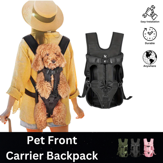 Pet Front Carrier Backpack: Hands-Free Travel for Small to Medium Dogs